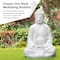 Glitzhome® 29.5" Oversized MGO Meditating Buddha Statue